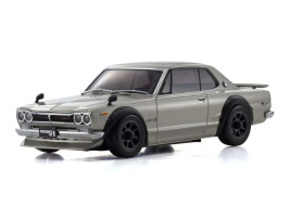 Kyosho Mini-Z AWD: Nadwozie Nissan Skyline 2000 GTR (KPCG10) Srebrny