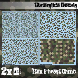 Naklejki Waterslide - Hex Forest Camo