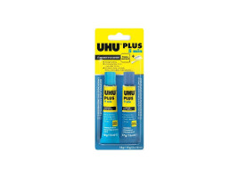 UHU Plus – 5-minutowy klej epoksydowy transparentny (30 ml/35 g)
