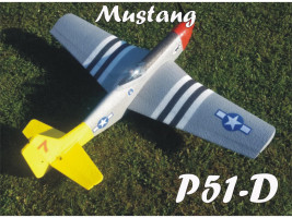 North American P-51D Mustang EPP (kolorowy)