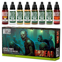 Zestaw farb akrylowych – Undead (8× 17 ml)