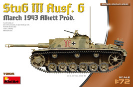 1:72 Sturmgeschütz III Ausf.G, luty 1943 Alkett Production