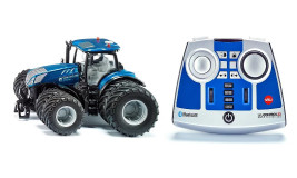 1:32 SIKU Control32 – traktor zdalnie sterowany New Holland T7.315 z podwójnym mocowaniem, nadajnik Bluetooth