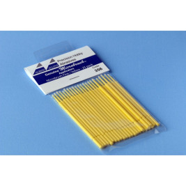 Pędzelki Microbrush małe (żółte), 25 szt.