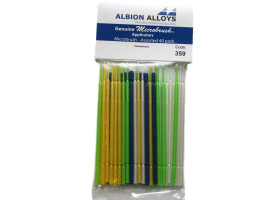 Pędzle i mikropędzle 10 szt. w 4 rozmiarach (łącznie 40 szt.)