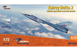 1:72 Fairey Delta 2 Brytyjski samolot naddźwiękowy
