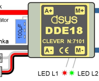 Regulator prędkości prądu stałego DDE18 DC 18A