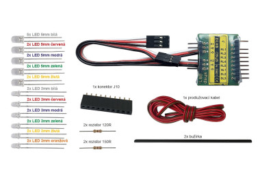 Oświetlenie LED do modeli i makiet DL8B