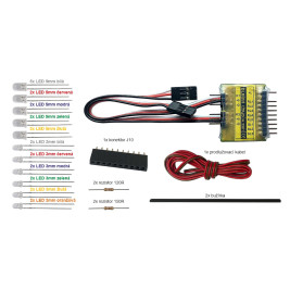Oświetlenie LED do modeli i makiet DL8BW (wodoodporne)