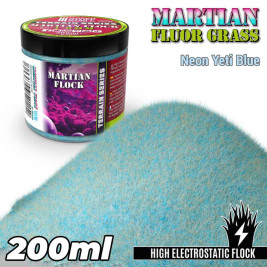 Martian Fluor Grass 4–6 mm – posypka modelująca Neon Yeti Blue (200 ml)