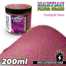 Martian Fluor Grass 4–6 mm – posypka modelowa Punkpink Neon (200 ml)