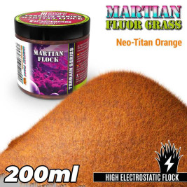 Martian Fluor Grass 4–6 mm – posypka modelująca Neo-Titan Orange (200 ml)