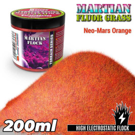 Martian Fluor Grass 4–6 mm – posypka modelująca Neo-Mars Orange (200 ml)