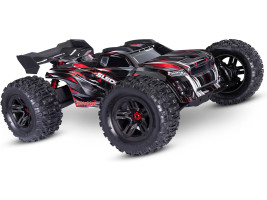 1:8 Traxxas Sledge 4WD TQi RTR z oponami z pasami (czerwony)