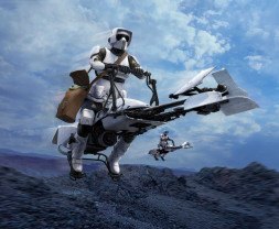1:12 The Mandalorian: Motocykl Speeder (Gwiezdne Wojny)