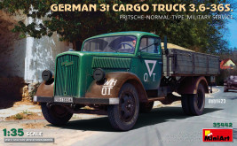 1:35 Niemiecki 3t Cargo Truck 3.6-36S, Służba wojskowa