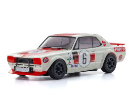 Kyosho Mini-Z AWD: Nadwozie Nissan Skyline 2000GT-R (KPGC10) nr 6 czerwony