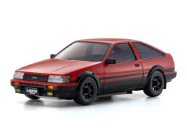 Kyosho Mini-Z AWD: Nadwozie Toyota Corolla Levin AE86 czerwono-czarny (MA-020)
