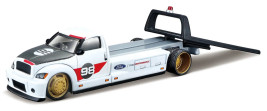 1:64 Maisto Elite Transports Platforma i Ford GT HE Biały nr 98