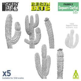 Zestaw wydrukowany w 3D Saguaro Cactus XL – wydrukowany w 3D Saguaro Cactus XL (5 szt.)