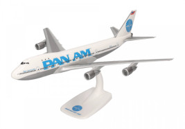 1:250 Boeing B747-121 Pan American World Airways Późne „lata 80. – kolory Billboardu”. Nazwa „Clipp Snap fit”