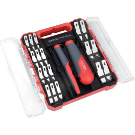 Noże do rzeźbienia - Zestaw 21 szt. z pęsetą