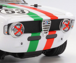 1:10 Alfa Romeo Giulia Sprint GTA MB-01 Białe lakierowane podwozie (zestaw do budowy)