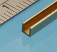 Profil U mosiężny 1,5x1,5x305 mm (1 szt.)
