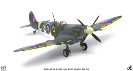 1:72 Supermarine Spitfire Mk.IX, RAF No.602 Sqn, MJ586, Pierre Clostermann, Francja, lipiec 1944