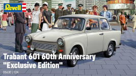 1:24 Trabant 601, 60. rocznica (zestaw prezentowy)