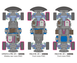 1:10 Toyota Supra BT-01 Podwozie (zestaw)