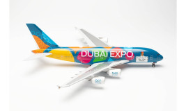 1:200 Airbus A380-861, Emirates, Kolory Dubai Expo