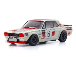 Mini-Z AWD Nissan Skyline 2000GT-R KPGC10 Racing 72 No.6 Czerwony z nadajnikiem KT-531P