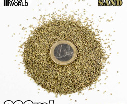 Cienki piasek hobbystyczny – piasek polowy 0,5 mm (200 ml)