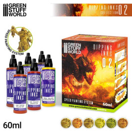 Zestaw farb Dipping Inks – Dipping Collection 02 (6× 60 ml)