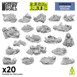 Pozostałości szkieletu wydrukowane w 3D – torsy szkieletu wydrukowane w 3D (20 szt.)