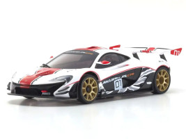 Kyosho Mini-Z RWD: McLaren P1 GTR Nadwozie Biało/Czerwone