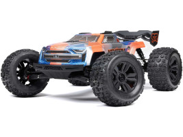 1:8 Arrma Kraton 6S V6 BLX 4WD RTR (niebieski/pomarańczowy)