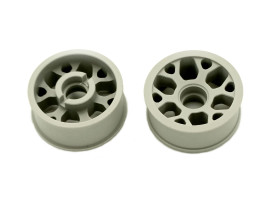 Marka Racing 1:28 Mini-Z 2WD CNC Delrin Flanged Front Wheel 8.5x20mm +1.5 Offset (jasnoszary)