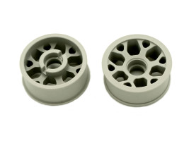 Marka Racing 1:28 Mini-Z 2WD CNC Delrin Flanged Front Wheel 8.5x19mm +1.5 Offset (Jasnoszary)