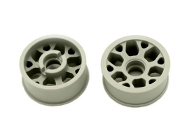 Marka Racing 1:28 Mini-Z 2WD CNC Delrin Flanged Front Wheel 8.5x20mm +3 Offset (Jasnoszary)
