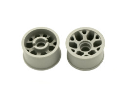 Marka Racing 1:28 Mini-Z 2WD CNC Delrin Flanged Rear Wheel 11x20mm +1 Offset (Jasnoszary)