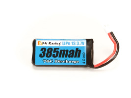 Akumulator PN Racing LiPo 1S 3,7 V 385 mAh (70 C)