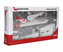 1:200 Airbus A220-300 (BD-500-1A11), QantasLink, kolory z lat 2010., Koala (Snap-Fit)