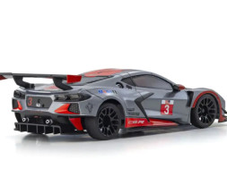 Kyosho Mini-Z RWD: Nadwozie Chevrolet Corvette C8-R Gun Metal / Czerwony