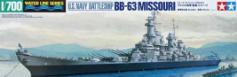 1:700 USS Missouri BB-63 (Seria linii wodnej)