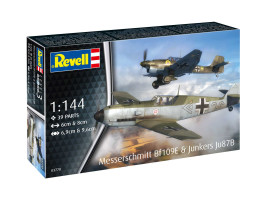 1:144 Messerschmitt Bf 109 E i Junkers Ju 87 B Stuka