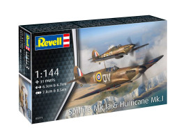 1:144 Supermarine Spitfire Mk.Ia i Hawker Hurricane Mk.I