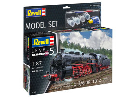 1:87 S 3/6 BR18(5) z tendrem 2'2'T 31,7 (zestaw modelowy)