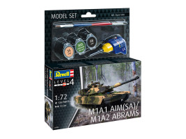 1:72 M1A1 AIM(SA) / M1A2 Abrams (zestaw modeli)